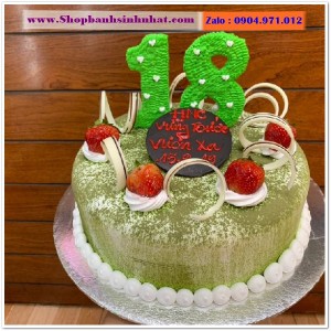 Bánh Sinh Nhật Trà Xanh - VL41